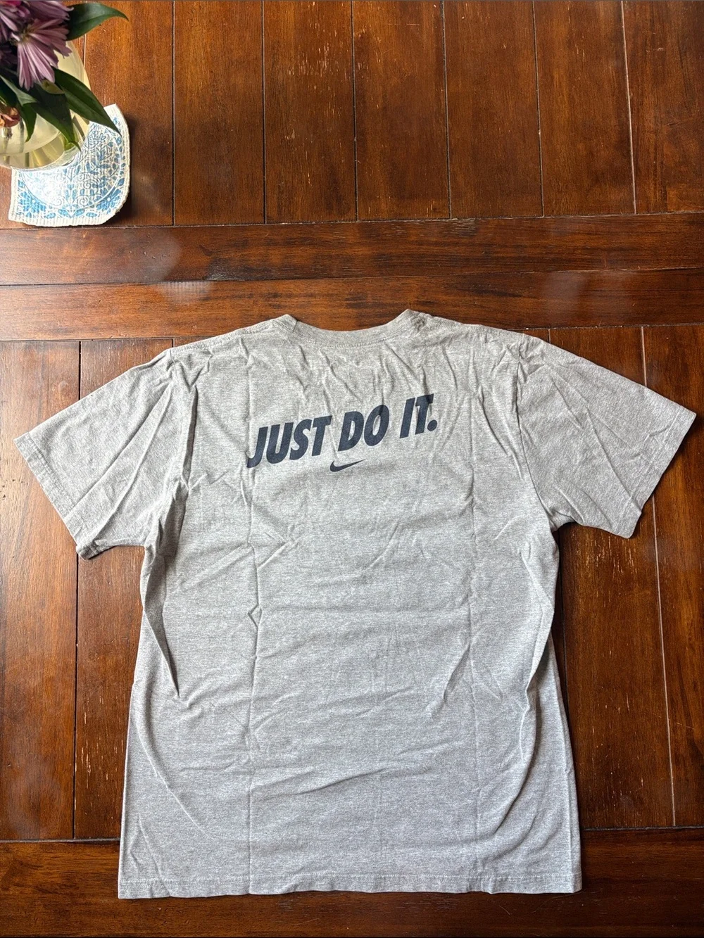 Nike Gray and Navy ZAGS Basketball Tee